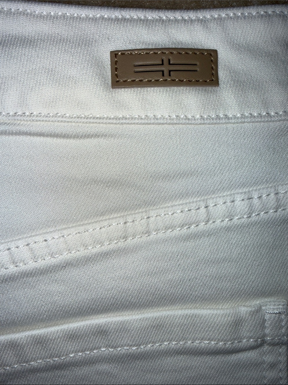 Liverpool White Frayed Hem Denim Shorts - Picture 4 of 7